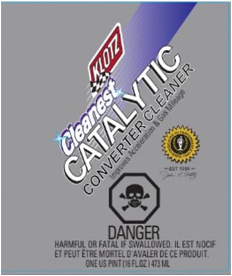 Klotz Cleanest Catalytic Converter Cleaner for PFI and GDI Engine Fuel Systems – 4 Pints Value Pack